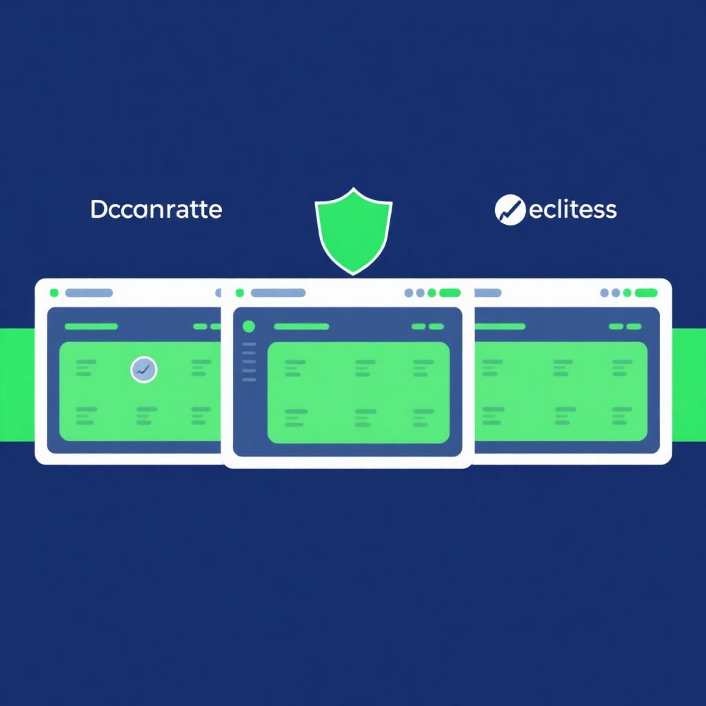 Best credit monitoring service 2026 Comparison of credit monitoring dashboards from three major services with security shield icons.